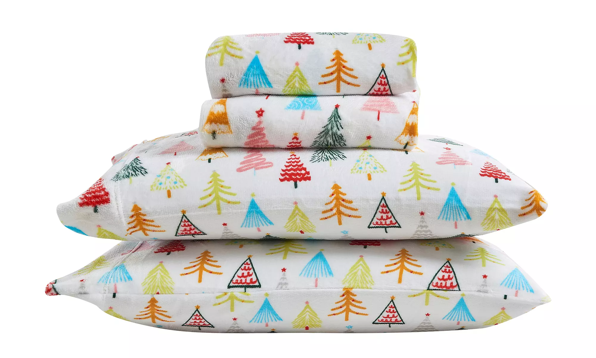 Ultra Soft Velvet Plush Printed Bed Sheet Set