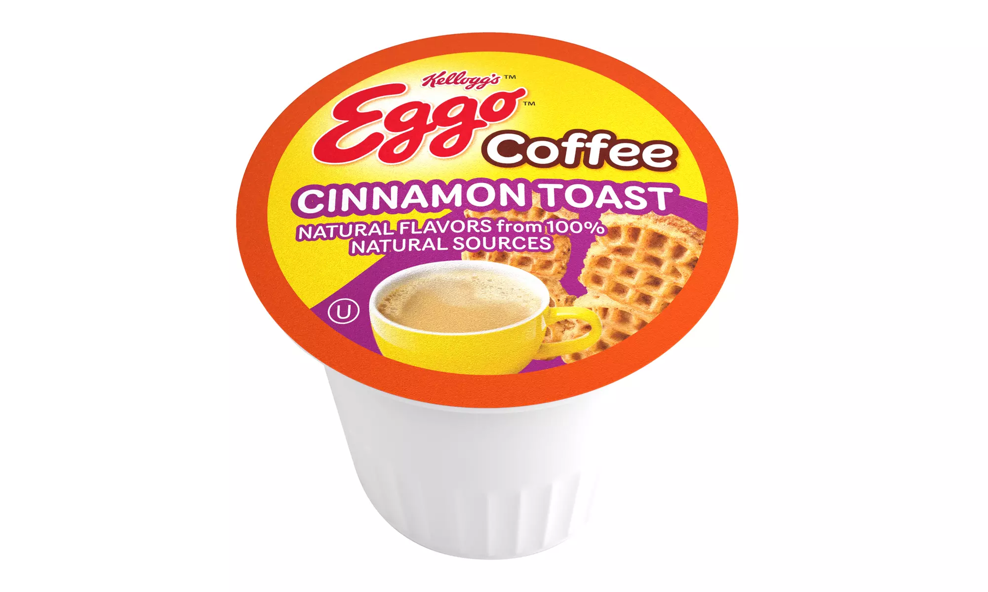 Eggo Beverages Waffle Flavored Coffee Pods for Keurig , Fair Trade, 40 Count