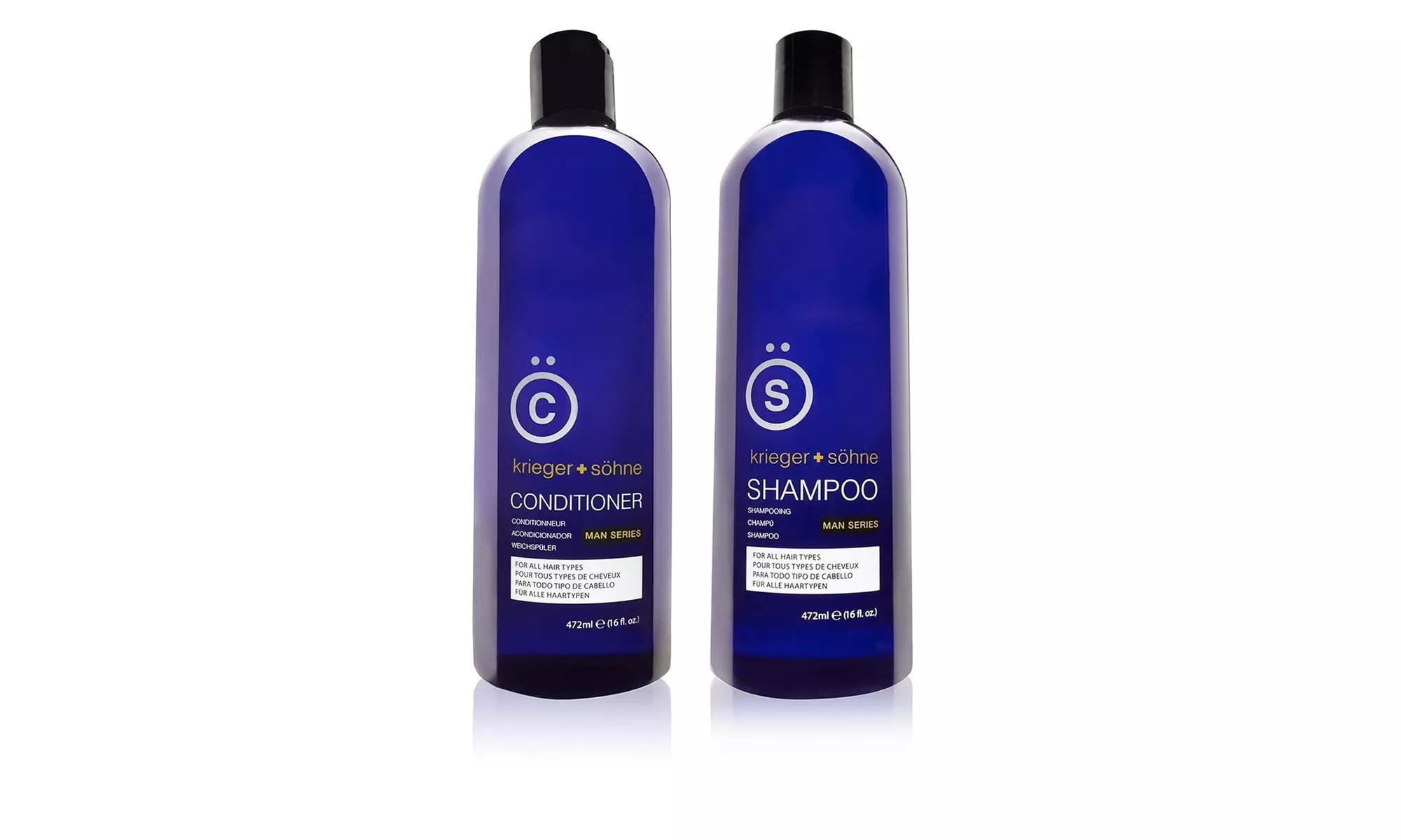 K S Salon Quality Mens Shampoo Conditioner Set - Second Medium