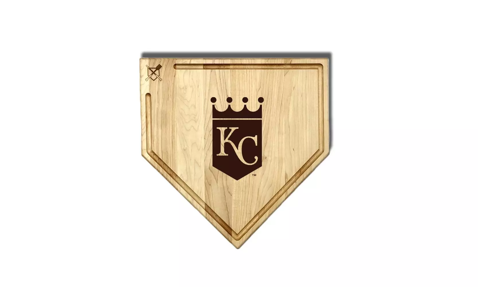 MLB 12-Inch or 17-inch Wooden Home Plate Cutting Board