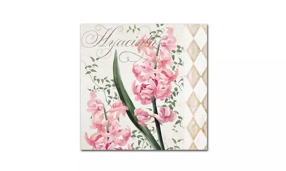 Color Bakery 'Hyacinth' Canvas Art - Primary Image