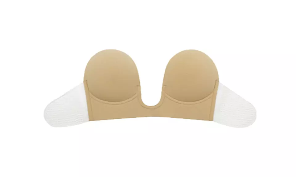 Sticky padded Push up Bra Women girls Strapless Silicone Bras full figure - Second Medium