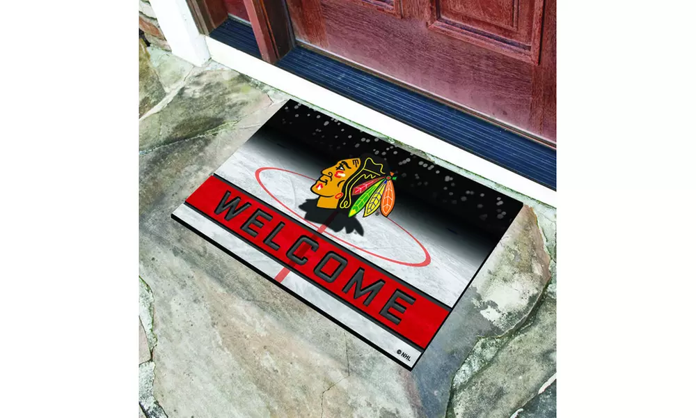 Fanmats NHL 18" x 30" Heavy Duty Weatherproof Rubber Door Mat - Primary Image