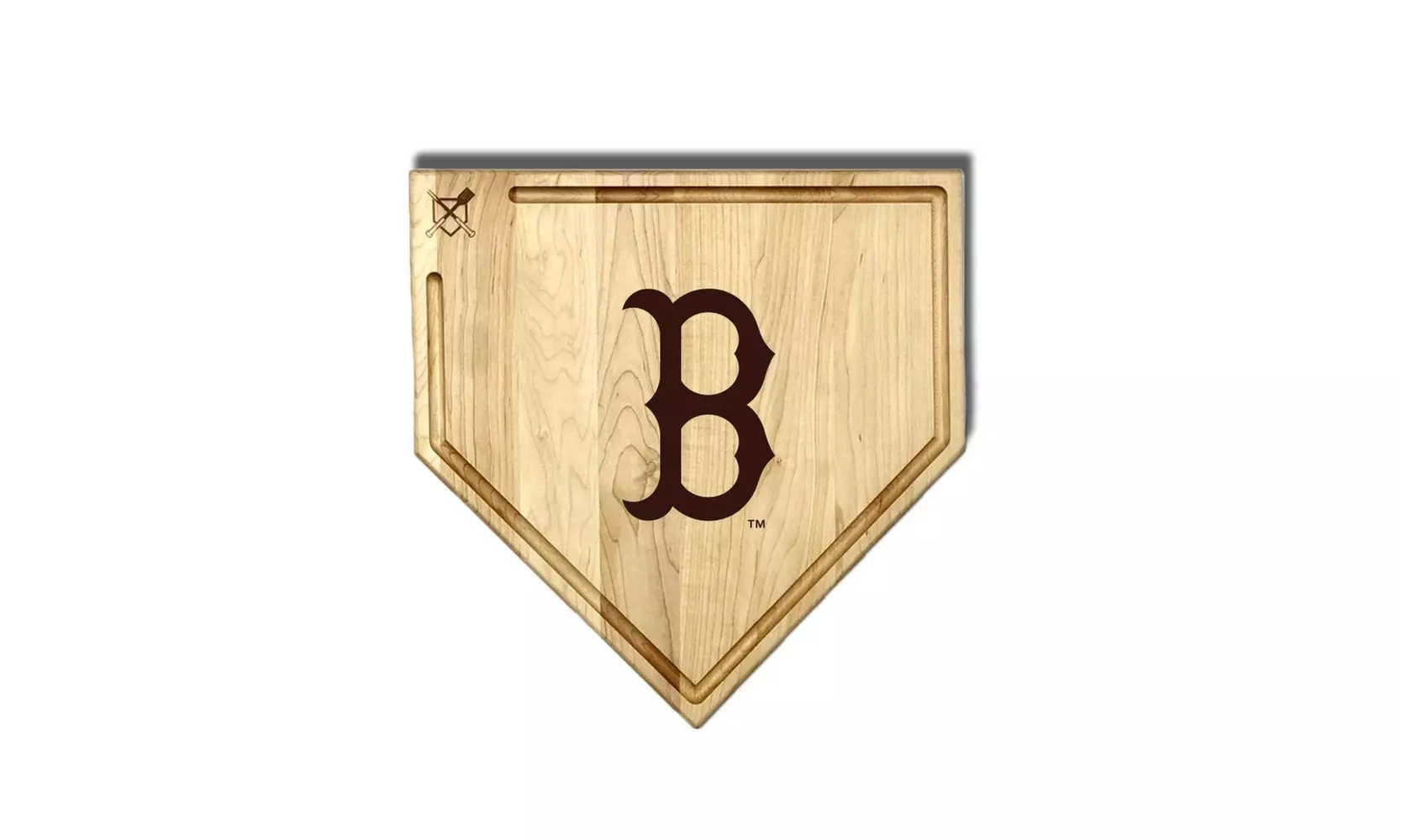 MLB 12-Inch or 17-inch Wooden Home Plate Cutting Board