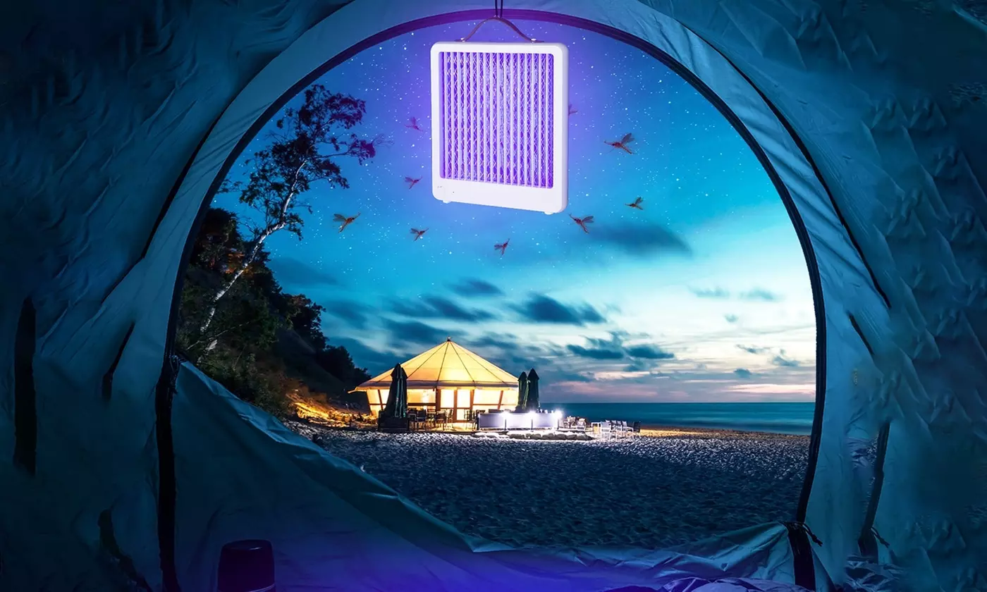 iMounTEK LED Bug Zapper Indoor & Outdoor Mosquito Lamp Insect Killer with Handle