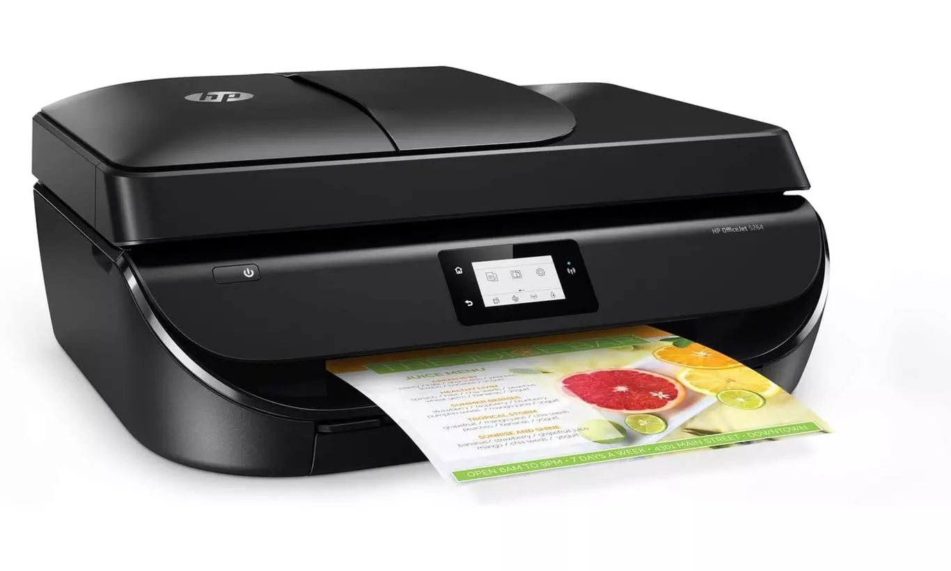 HP 5264 OfficeJet All-in-One Printer (Renewed)- Black - Second Medium