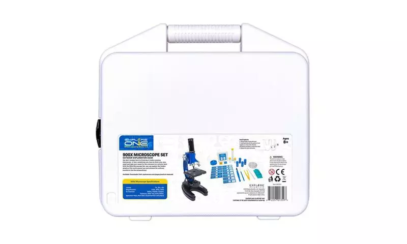 Explore One 45 Piece 900X Microscope Set with Case - Second Medium