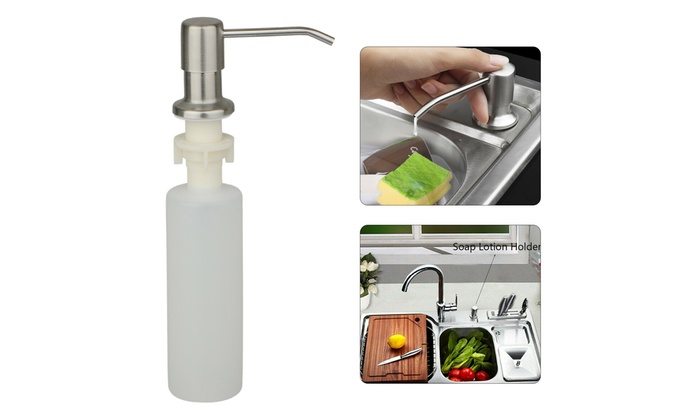 stainless steel soap dispenser bottle