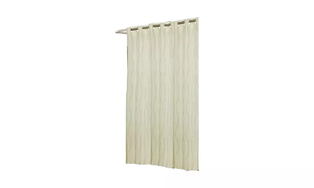 Extra Long, EZ-ON Bristol Polyester Shower Curtain - Primary Image