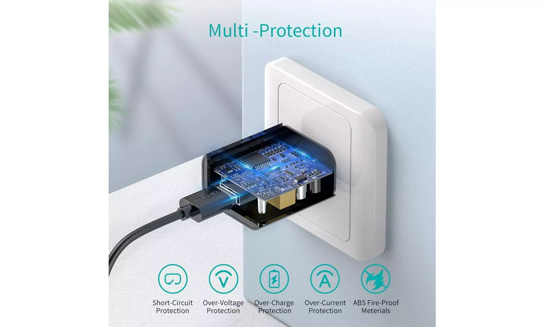 Super Fast Charger with USB Type C for Android Samsung Google LG Motorola