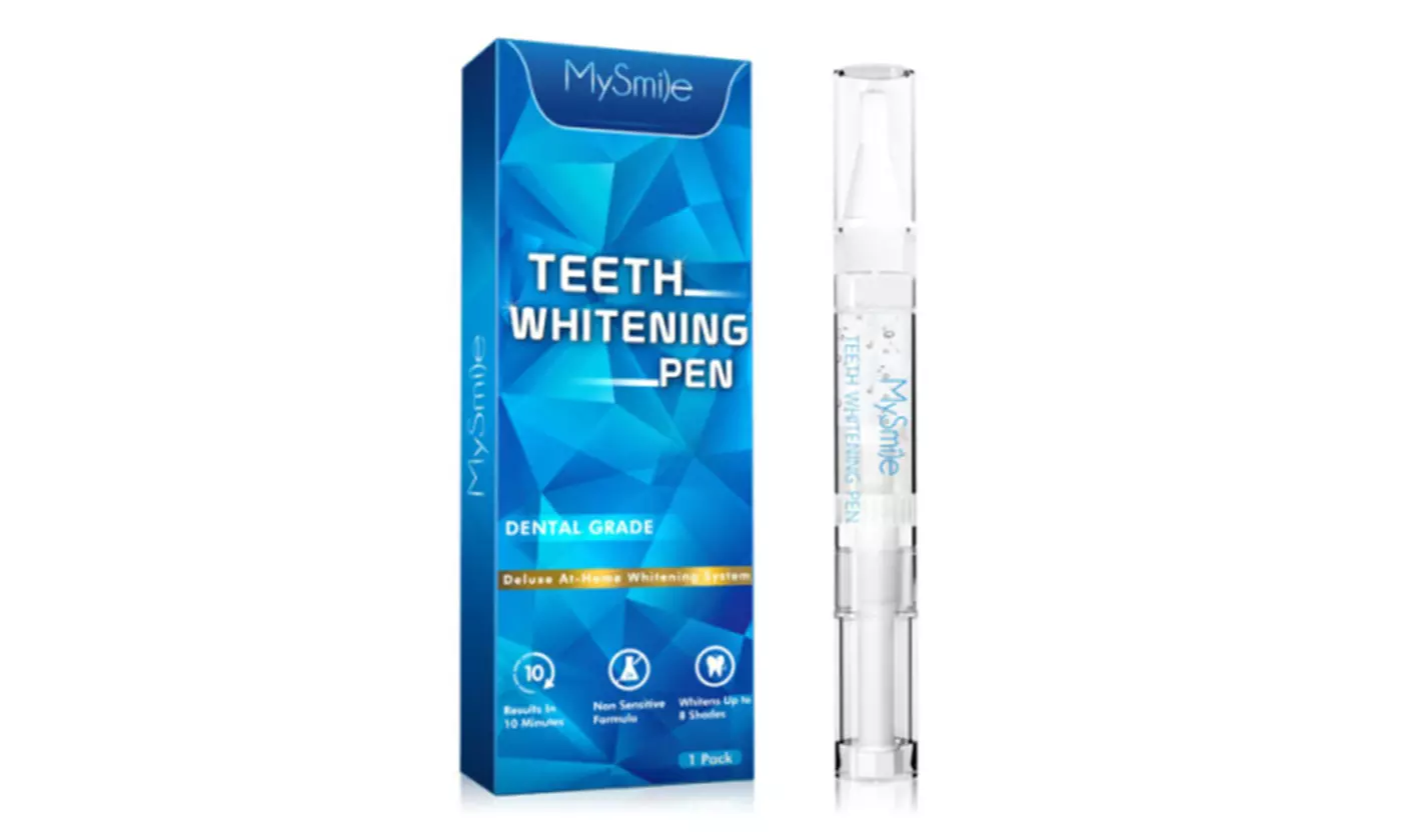 Mysmile 3ml Teeth Whitening Pen Tooth Whitener Gel Easy to Remove Stains - Primary Image