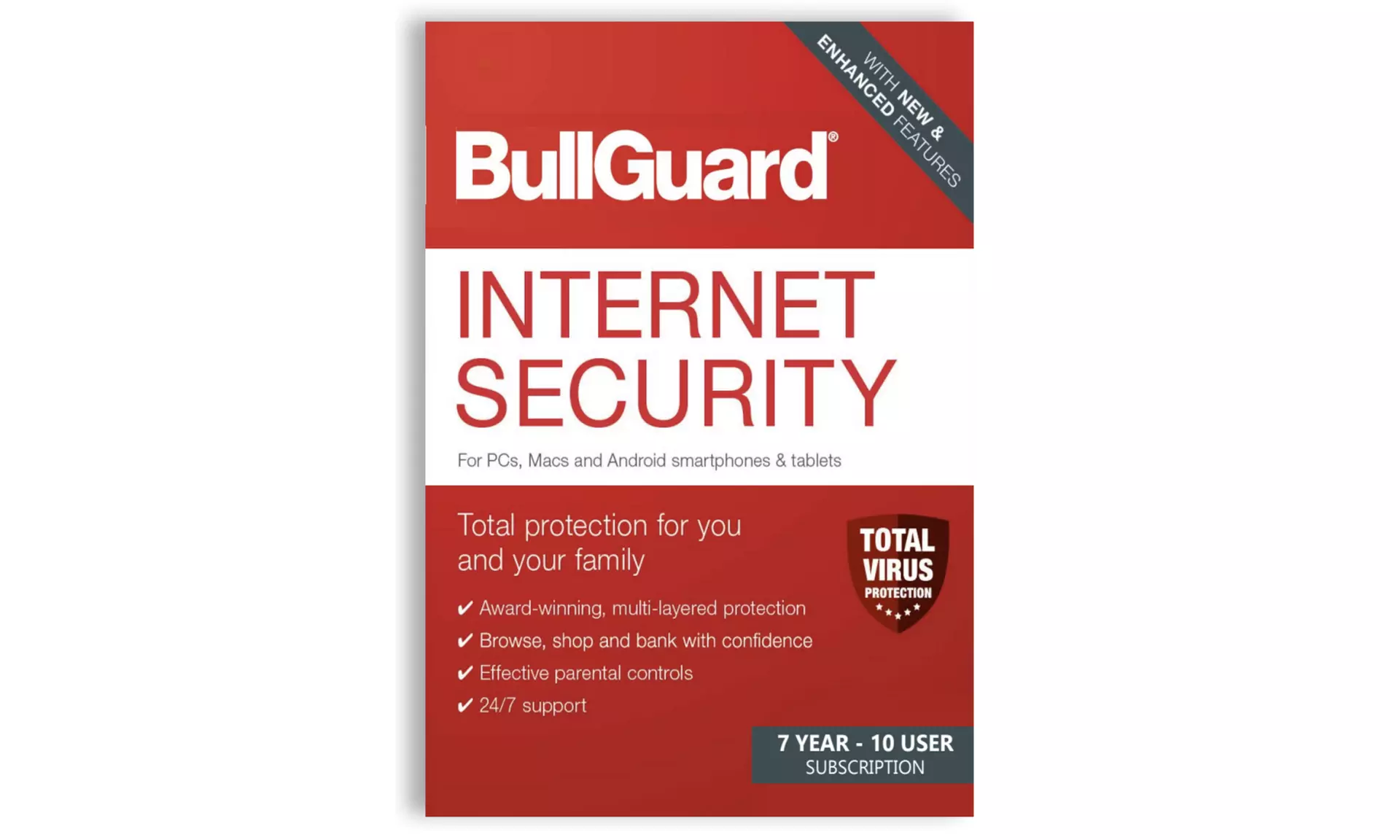 BullGuard AntiVirus 7 Years & 10 Users
 - Primary Image