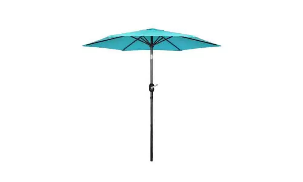 7.5ft Outdoor Patio Umbrella for Inground Pool Balcony Backyard - Primary Image