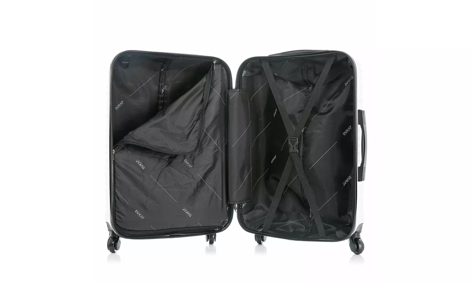 DUKAP Adly Lightweight Hardside Spinner 3 Piece Luggage Set 20"/24"/28"