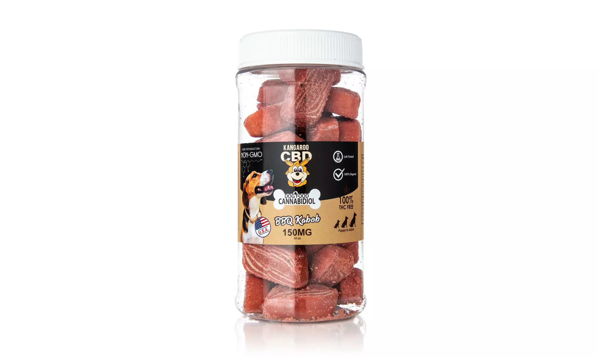 Mega Size 100% Organic CBD Infused Dog Treats (150MG - 600MG) from Kangaroo CBD