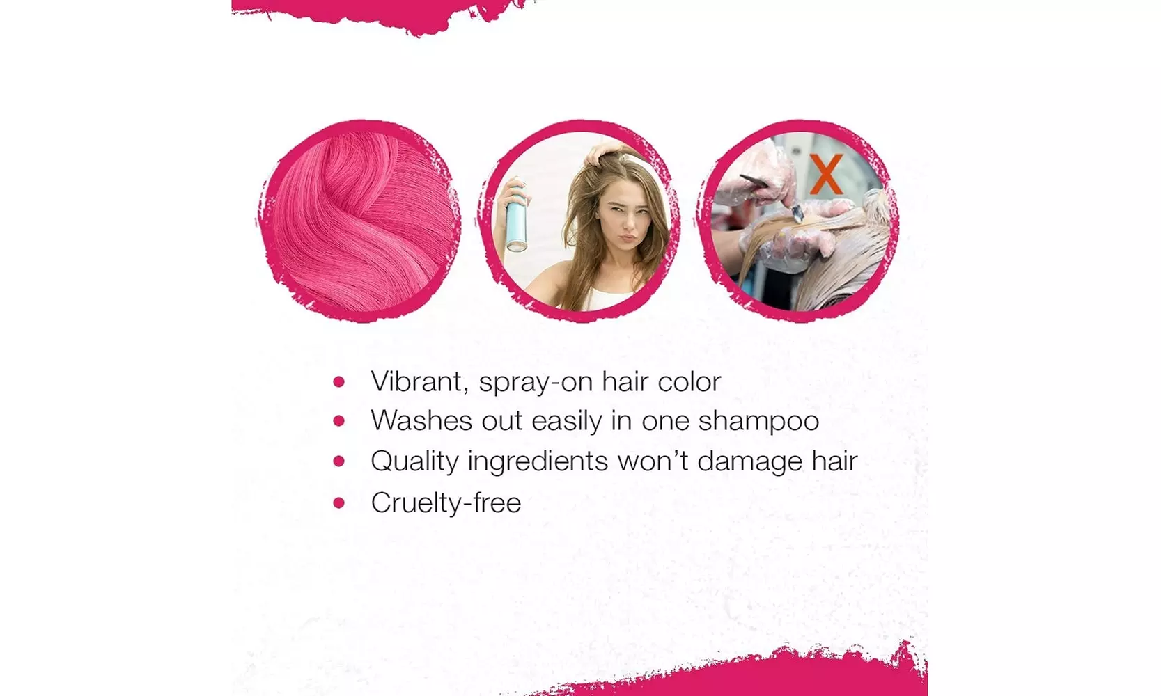 Punky Temporary Hair Color Spray - Second Medium