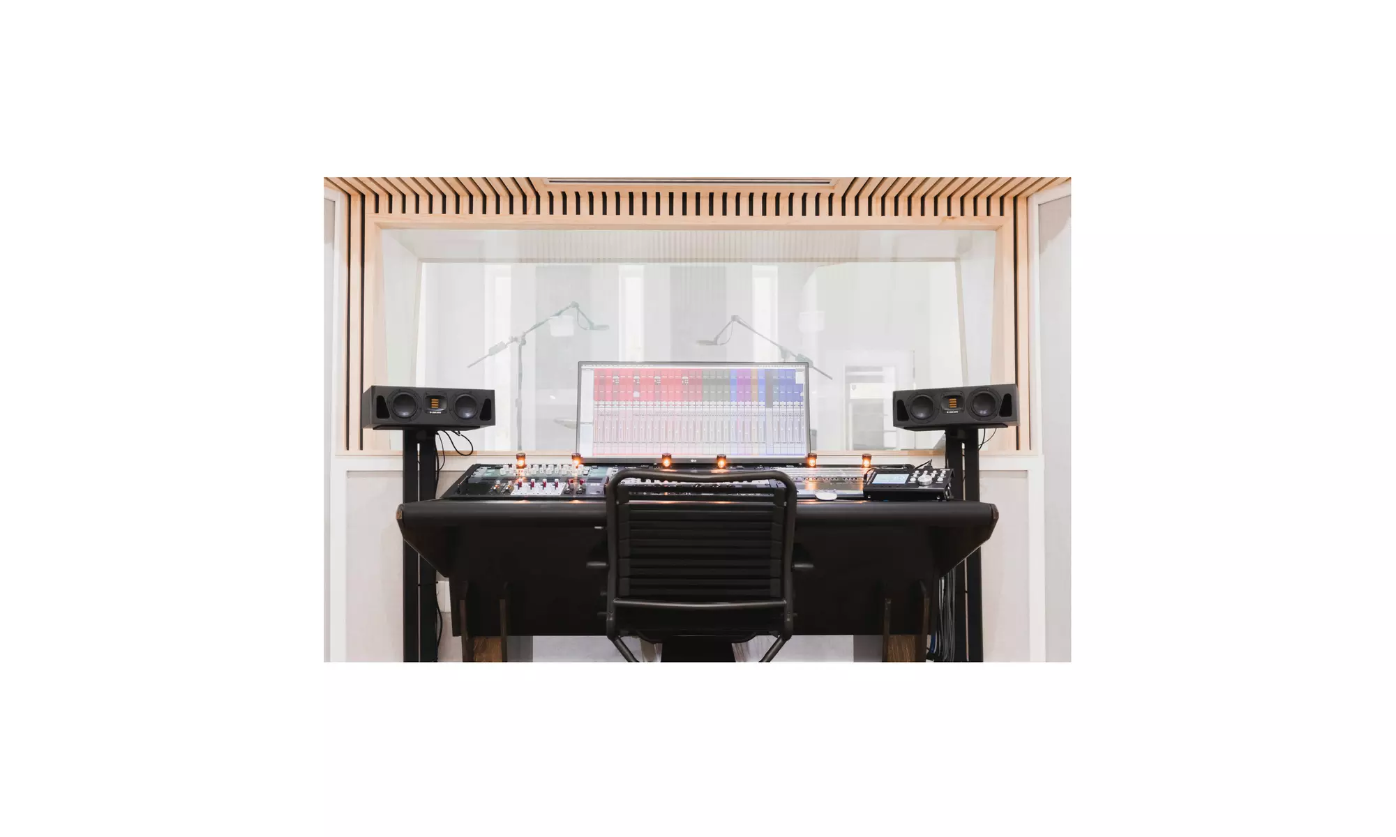 ADAM Audio A44H Two-Way Midfield Speaker (Pair) with ADAM Audio Sub10 and Cables - Second Medium