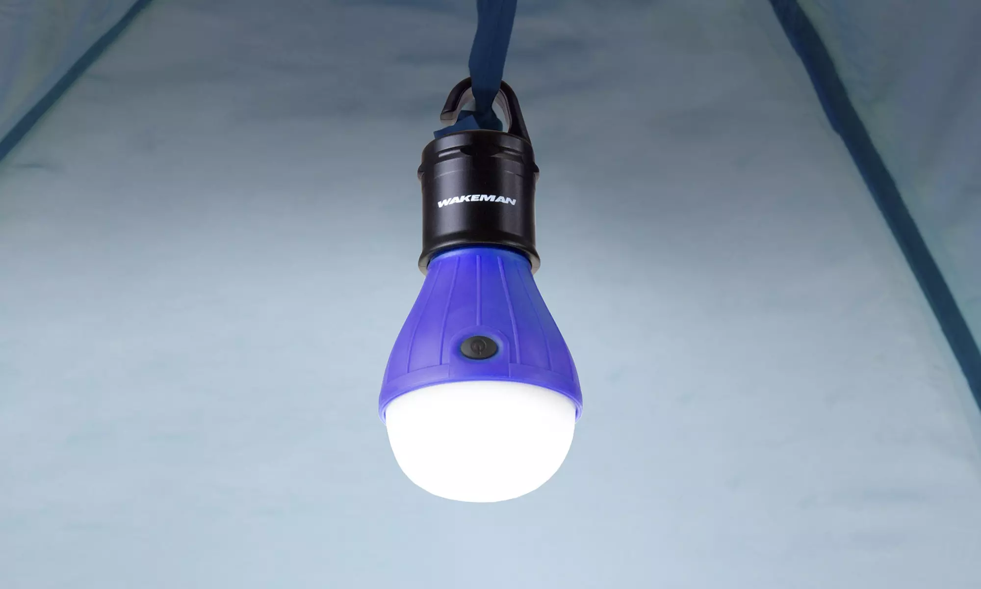 Portable LED Tent Light Bulb- 2 Pack Hanging Lights with 3 Settings and 60 Lumen