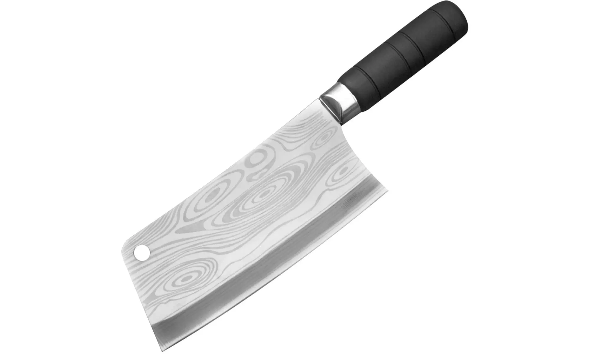 7 Inch Vegetable Meat Cleaver Knife Chinese Chef Chopping Knife Laser Pattern - Primary Image