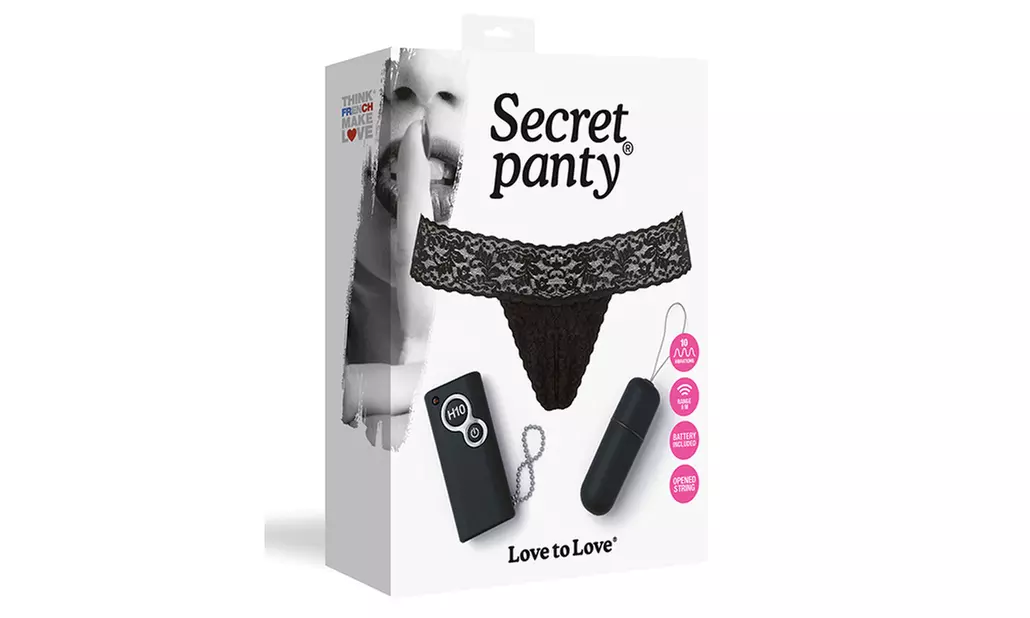  Increase Vibrating Panty Color- Black - Second Medium