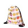 Image 5: Funny Cute Women Men Expression Drawstring Backpack School Travel Casual Bag