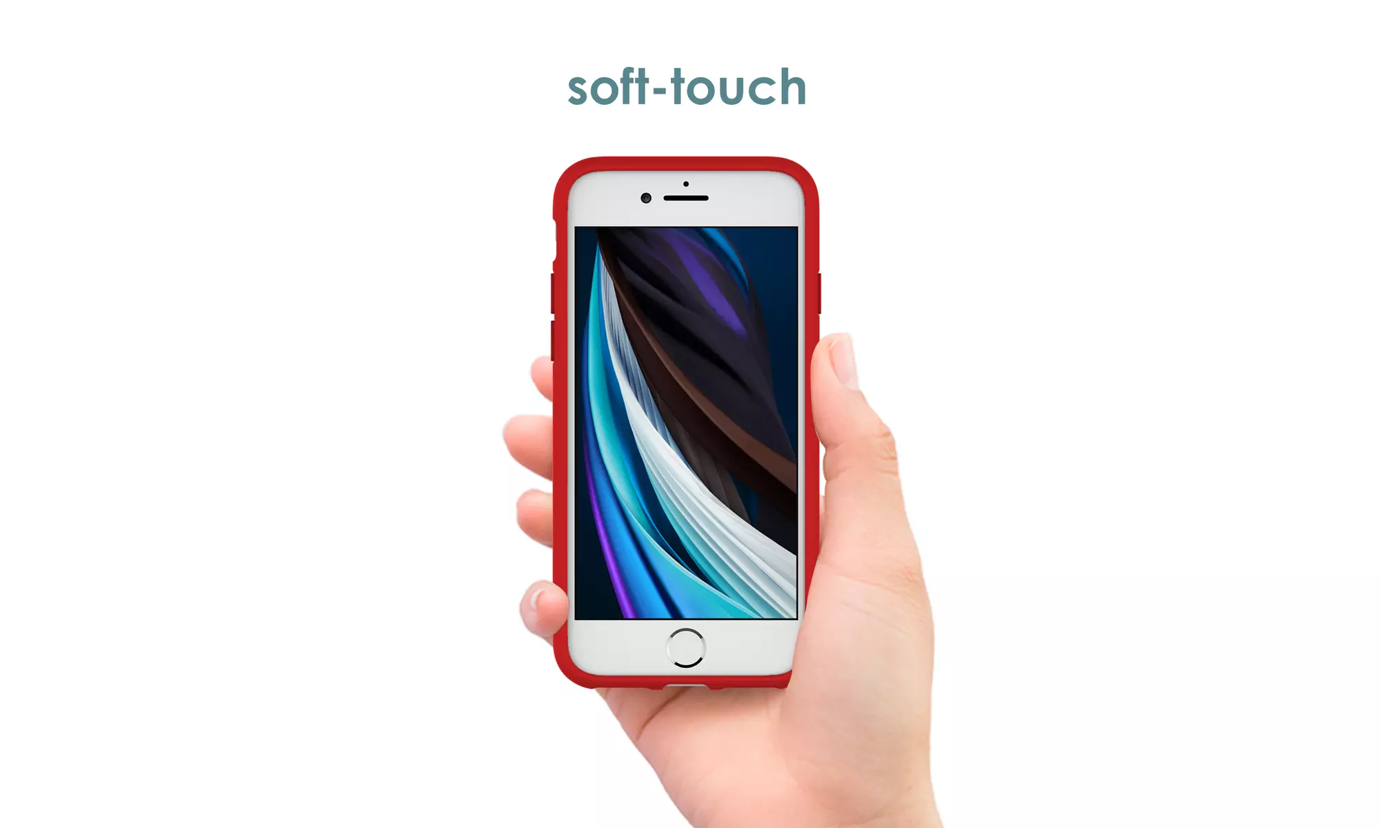 Silicone Case for iPhone 7/8, iPhone SE 3/2, Silky-Soft Touch Shockproof Case