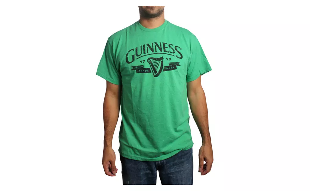 Classic Guinness Green T Shirt - Primary Image