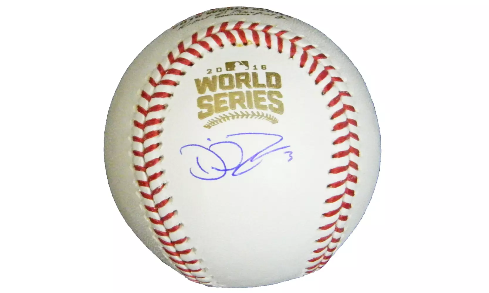 David Ross Signed Rawlings Official 2016 World Series MLB Baseball - Primary Image