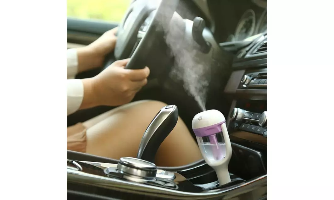 Mini Car Humidifier Air Purifier Freshener Travel Auto Car Portable  - Second Medium