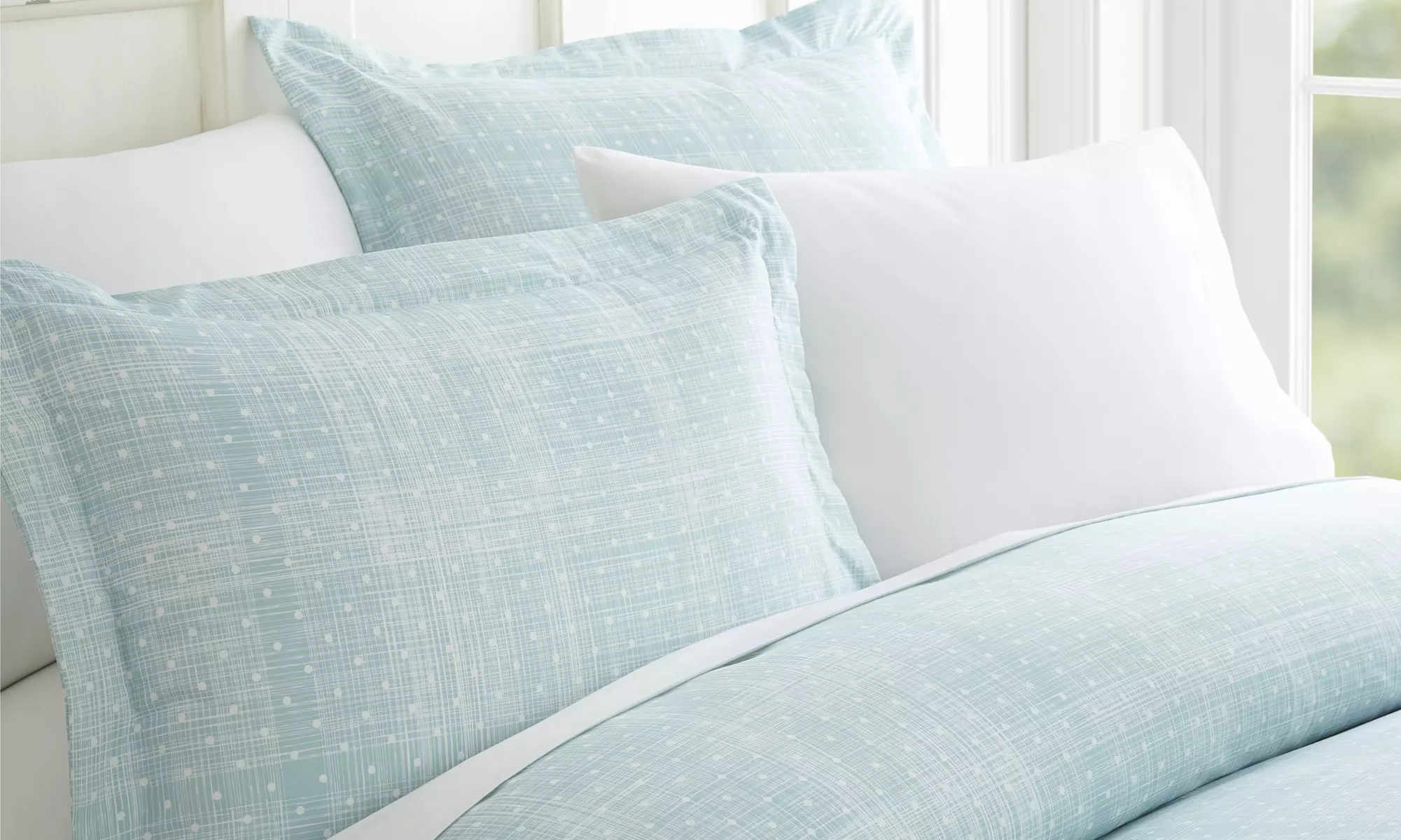 Merit Linens Premium 3 Piece Pattern Duvet Cover Set 