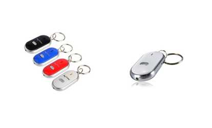 image for Whistle Beep Key Finder LED Light  - 2 Pack