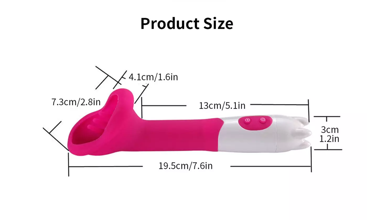 Clit Licking Vibrator Tongue Sucking  G Spot Nipple Oral Sex Toy