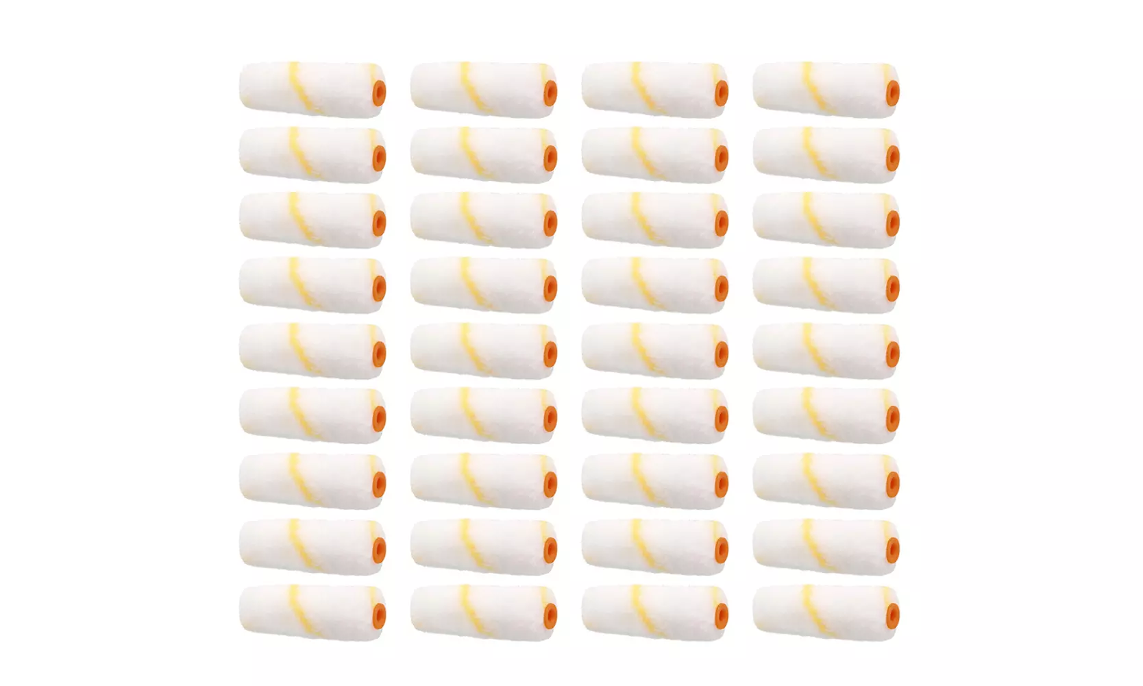 US 36-72 Pc Mini Paint Roller Covers, Painting Supplies Roller Paint Brush 4"