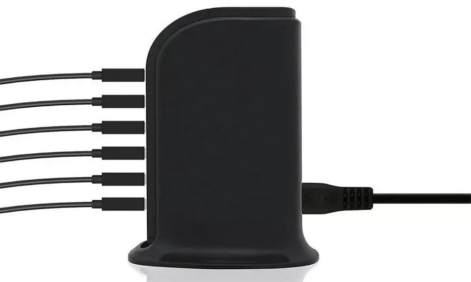 6 USB Port Charging Tower