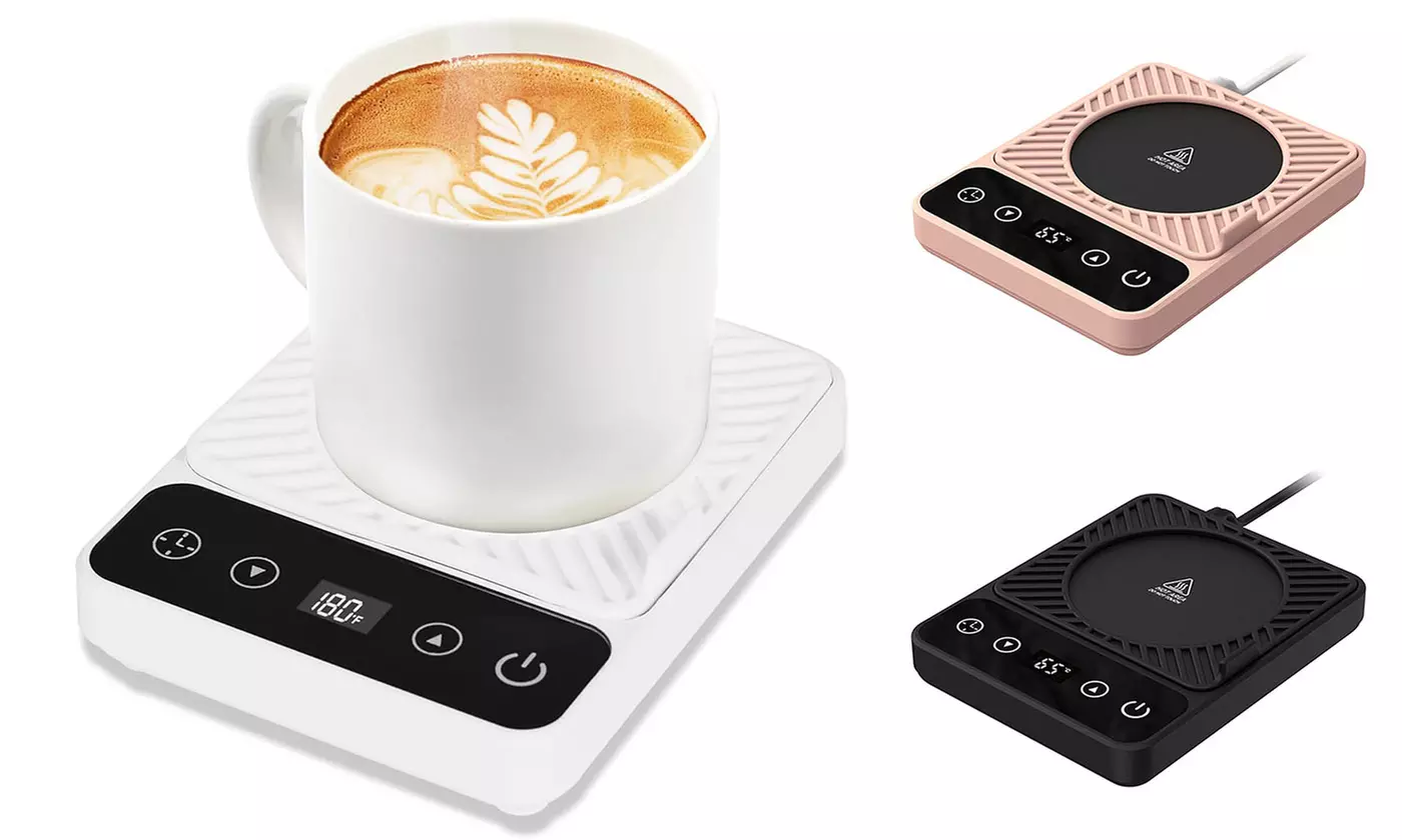 iMounTEK Smart Electric Coffee Mug Warmer with Adjustable Heat and Auto Shut-Off