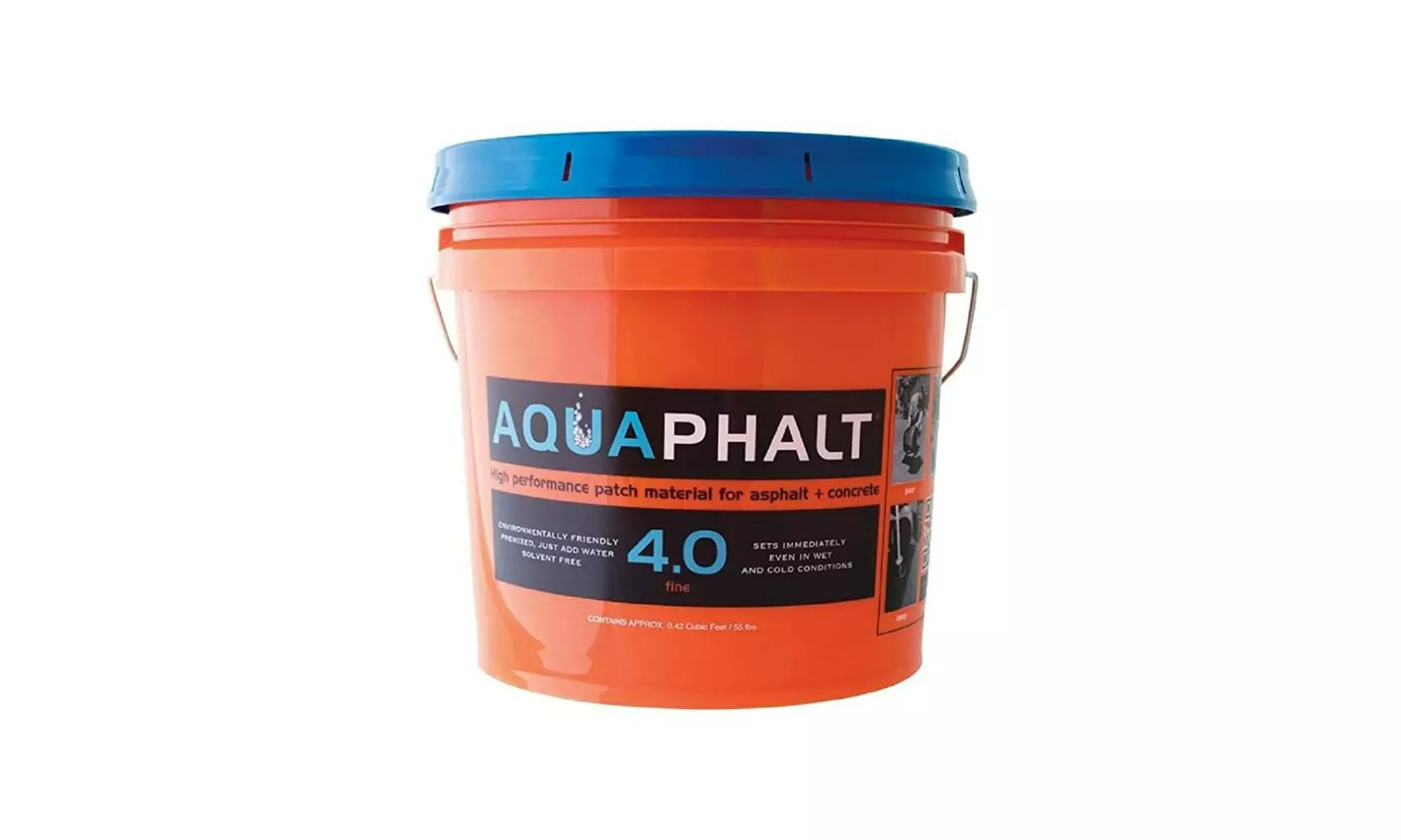 Aquaphalt 4.0 Black Water-Based Asphalt and Concrete Patch (3.5 Gallon) - Primary Image