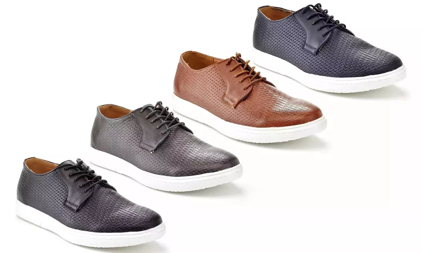 Adolfo Men's Thomas Woven Oxford Sneakers  - Primary Image
