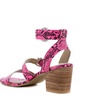 Image 5: Celebrity NYC Stacked Heel Leather Sandal