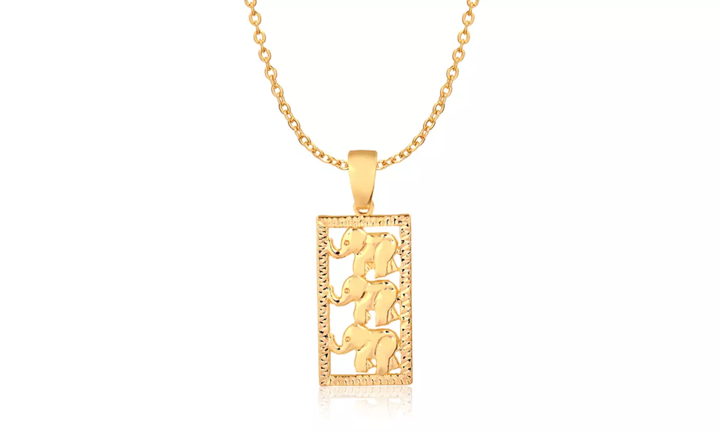 Women's 18K Gold Plated Pendant Necklaces By Euphir