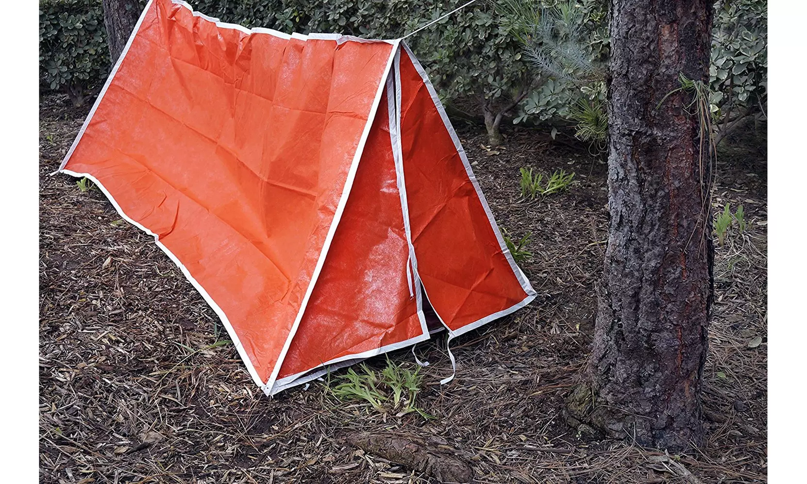 Heavy Duty Aluminum Coated Interior Emergency Tube Tent - Primary Image