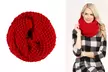 Bulky Knit Infinity Scarves - Second Medium