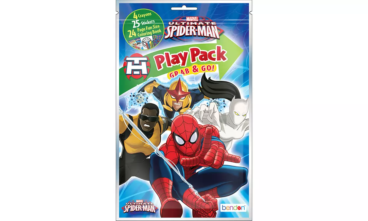 Spidey and His Amazing Friends 4-Pack Coloring Book and Activity Kit - Second Medium