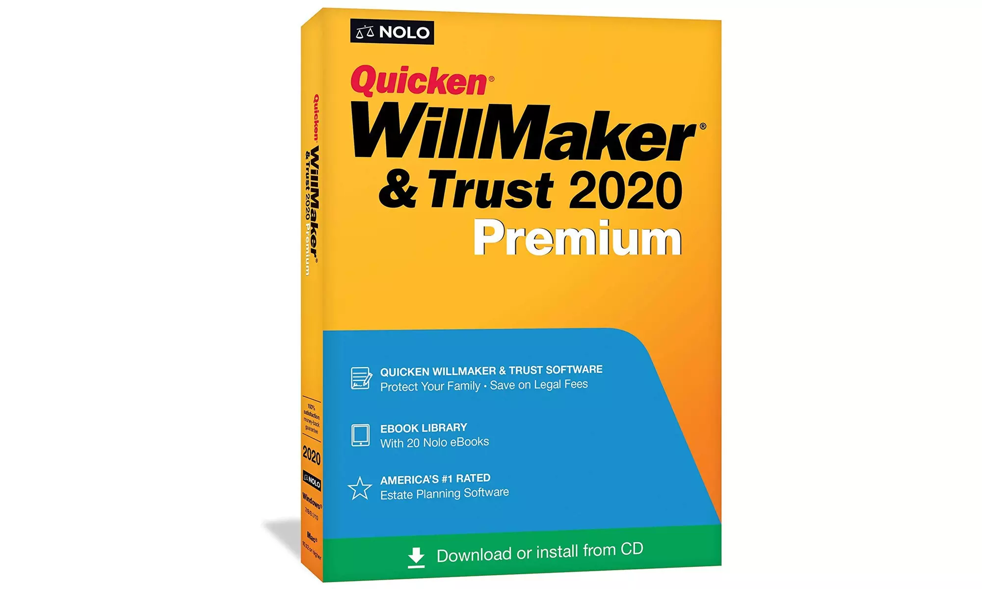 Quicken WillMaker & Trust 2020 Premium - Disc & Download Keycard - Windows & Mac - Primary Image