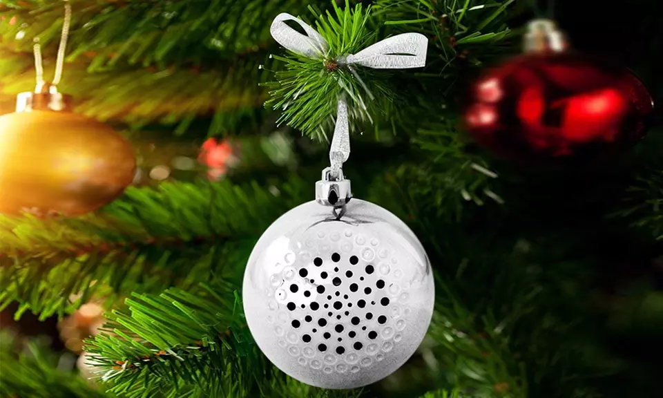 Tree Tunes Christmas Ornament Bluetooth Speaker for Smartphones - Primary Image
