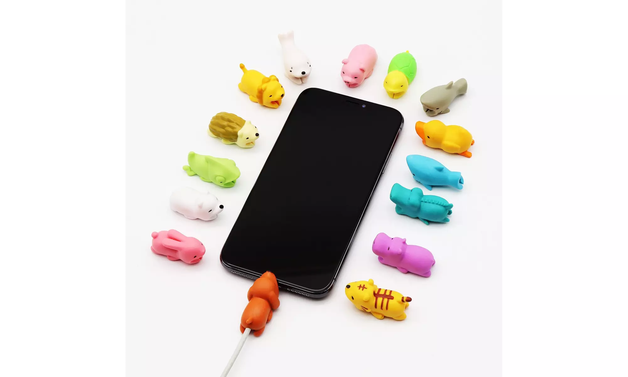 iPhone Animal Biters Cable Protectors - Primary Image