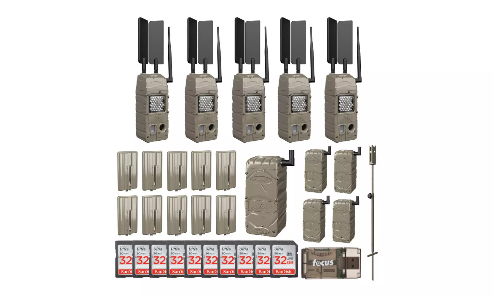 CuddeLink PowerHouse IR Cell - AT&T Model G-5147, Deluxe Bundle 5 Pack - Primary Image