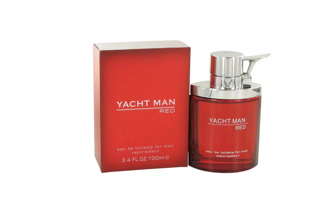 Yacht Man Red By Myrurgia 3.4oz/100ml Edt Spray For Men New In Box - Primary Image