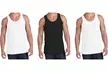 Men's 100% Cotton Tank Top (3-Pack) - Second Medium