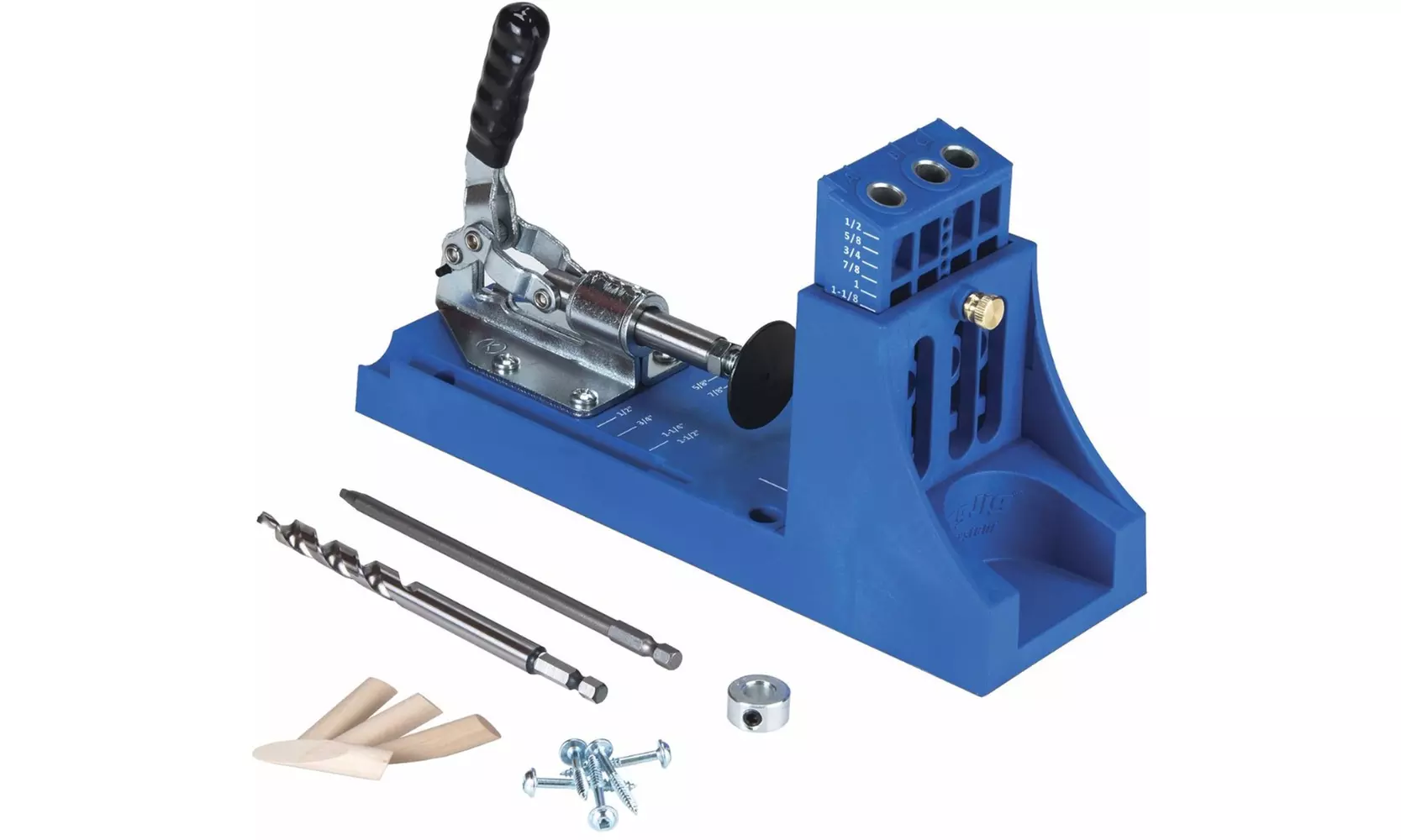 Kreg Jig K4 Pocket Hole System with Pocket-Hole Screw in 5 Sizes and Face Clamp - Second Medium