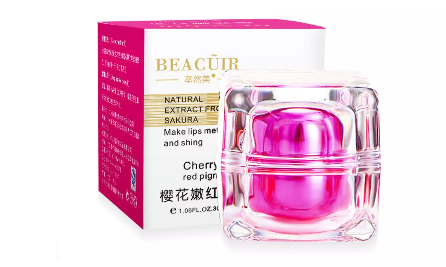 BEACUIR Natural Extract From Sakura Lips Cherry Red Pigment Whitening - Primary Image
